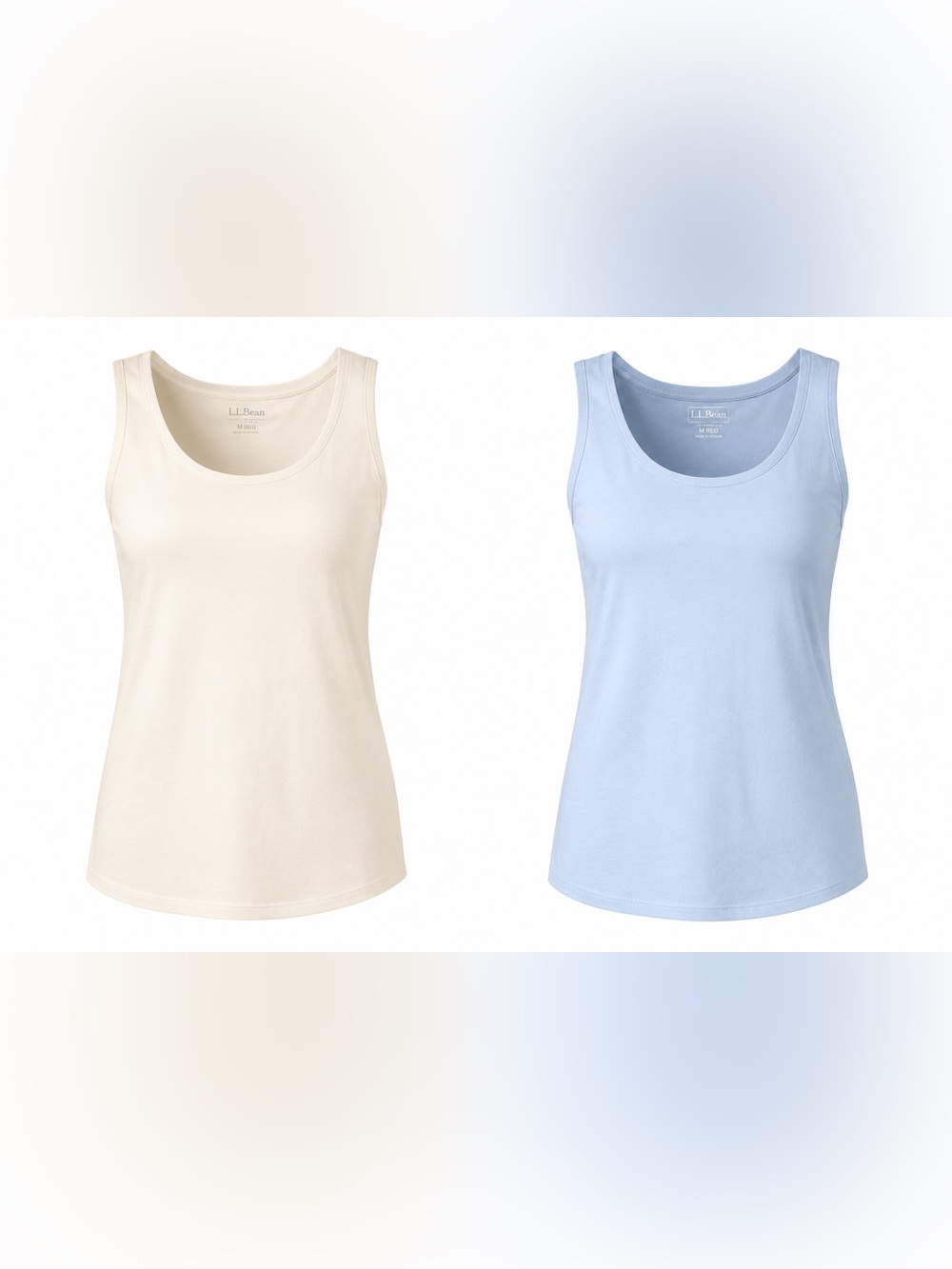 Set of LL bean tanks, medium